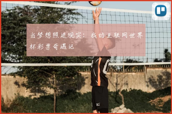 当梦想照进现实:我的互联网世界杯彩票奇遇记